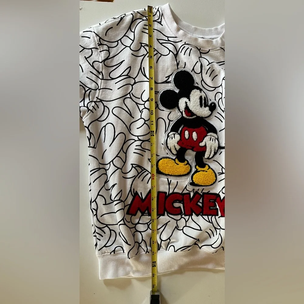 Women’s Disney 100 Mickey Mouse Sketch Graphic Sweatshirt cotton size S